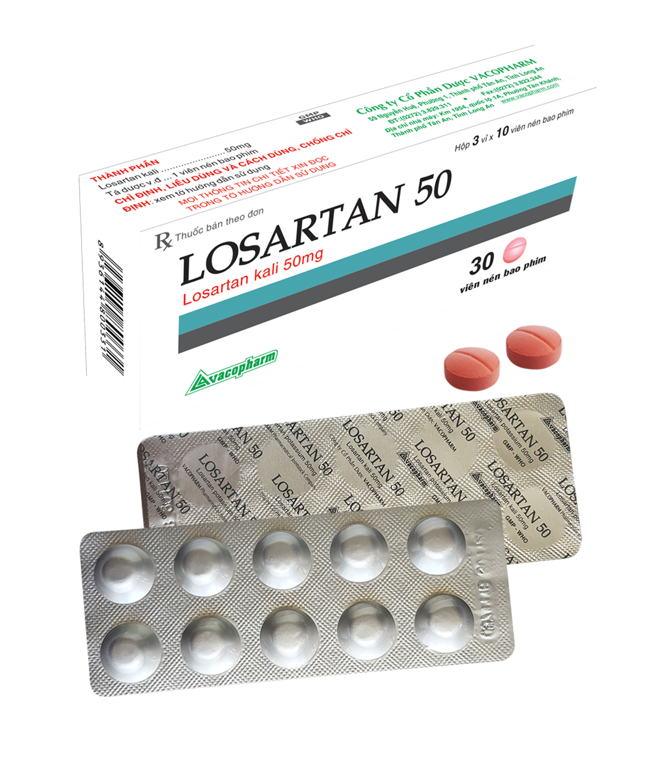 Giới Thiệu Thuốc Losartan 50mg