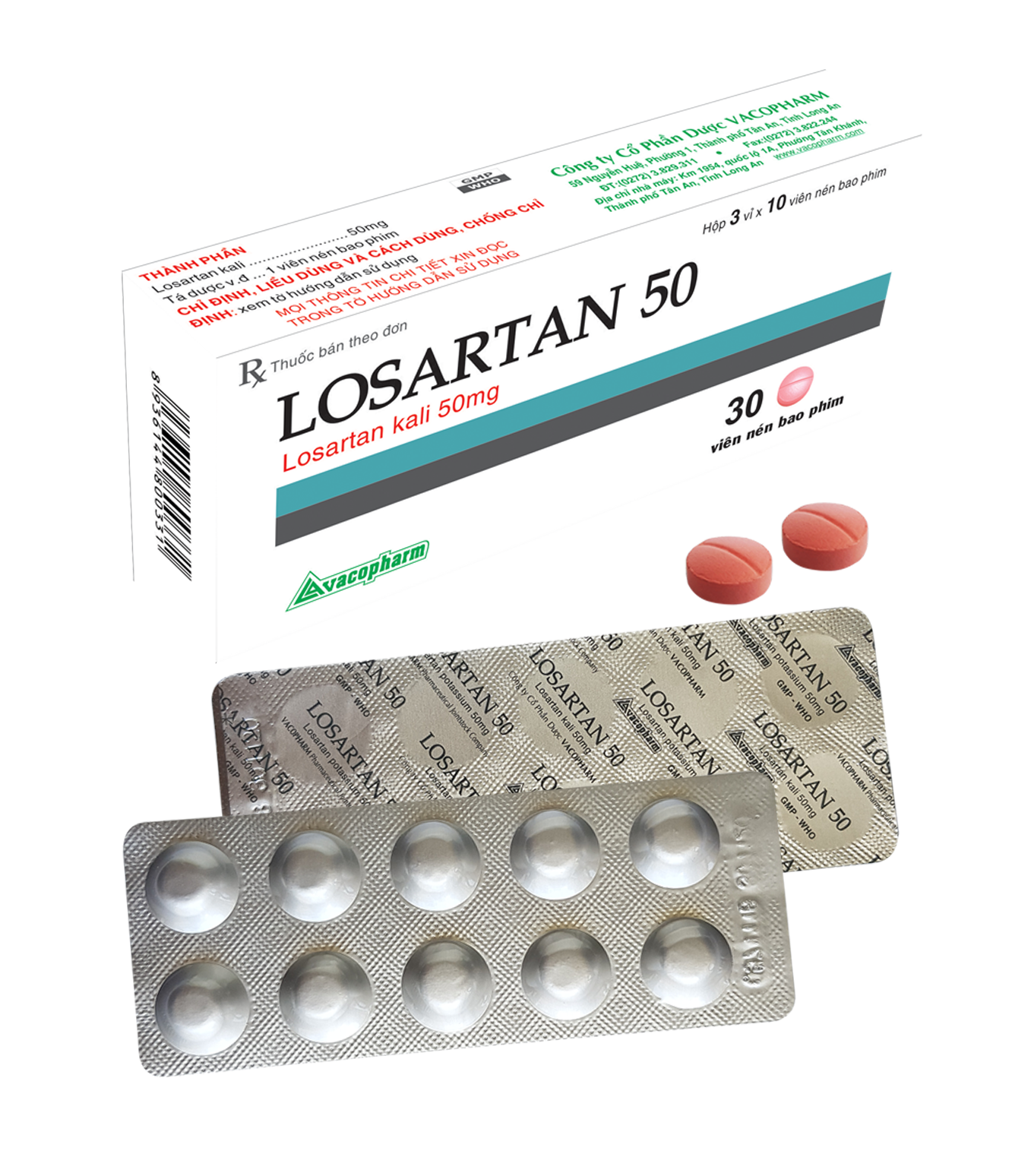 Losartan 50 (Losartan Kali 50Mg) Vacopharm